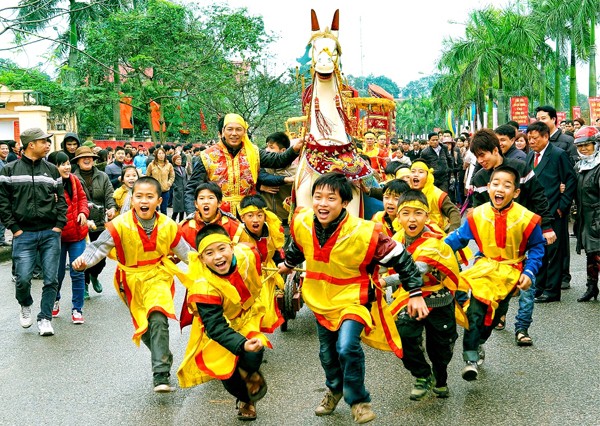 du xuân miền Bắc - hội lim 1 - elle viet nam