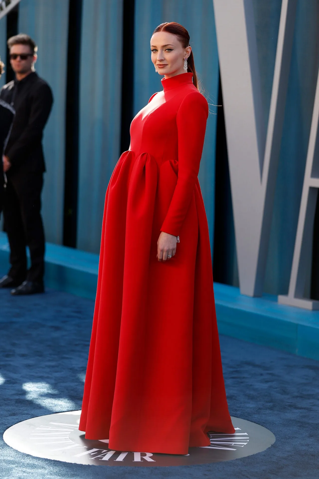 sophie turner tại hậu tiệc oscar 2022