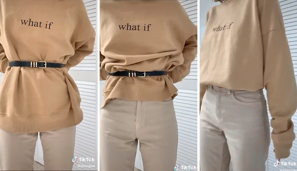 Mặc đẹp với sweater oversized