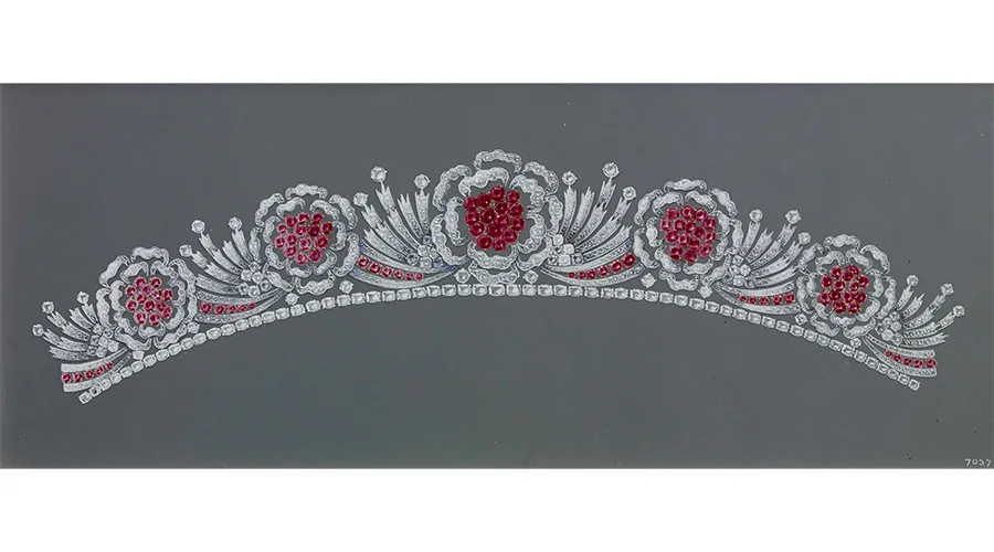 Trang sức The Burmese Ruby Tiara