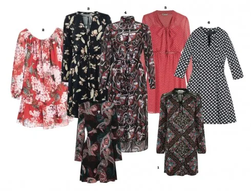 1.Oasis 2.Mango 3.Oasis 4.Topshop 5.Marks & Spencer 6.Max & Co 7. Warehouse