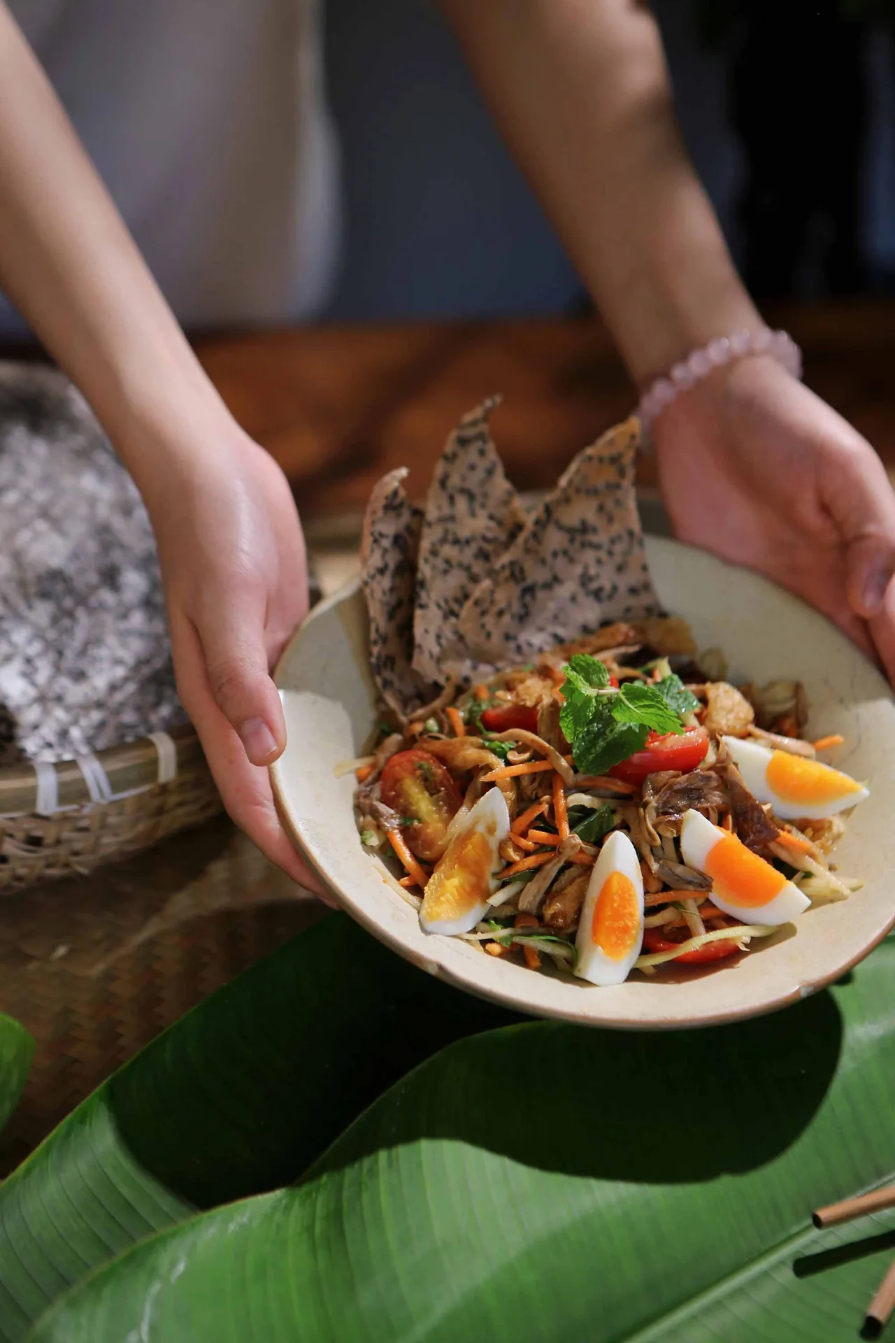 nhà hàng đu đủ xanh với những món đa dạng