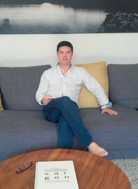 Khong gian song binh yen mang mau xanh cua Frederic 1