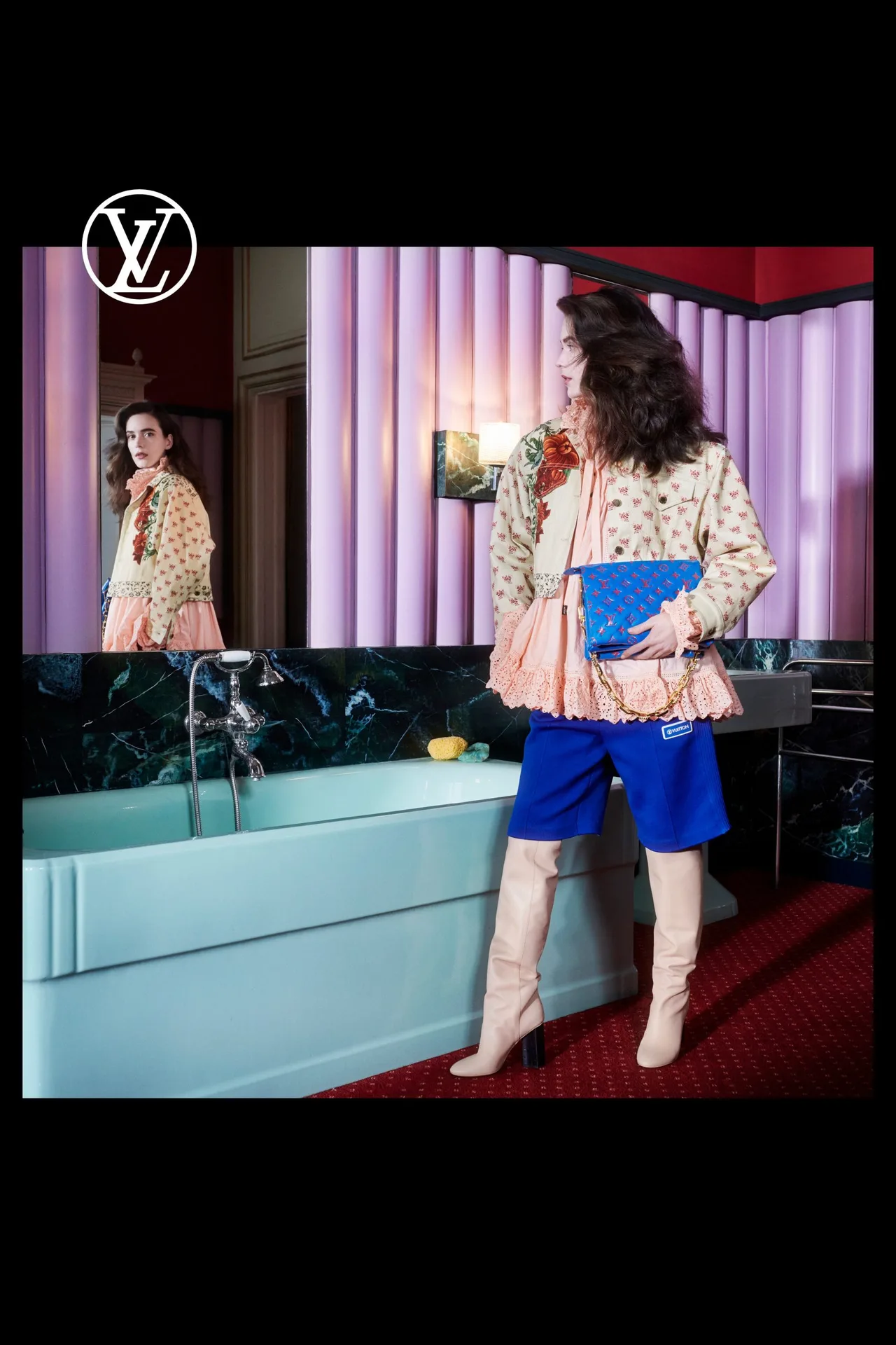 Louis Vuitton Pre-Fall 2021 Look 2 Stacy Martin
