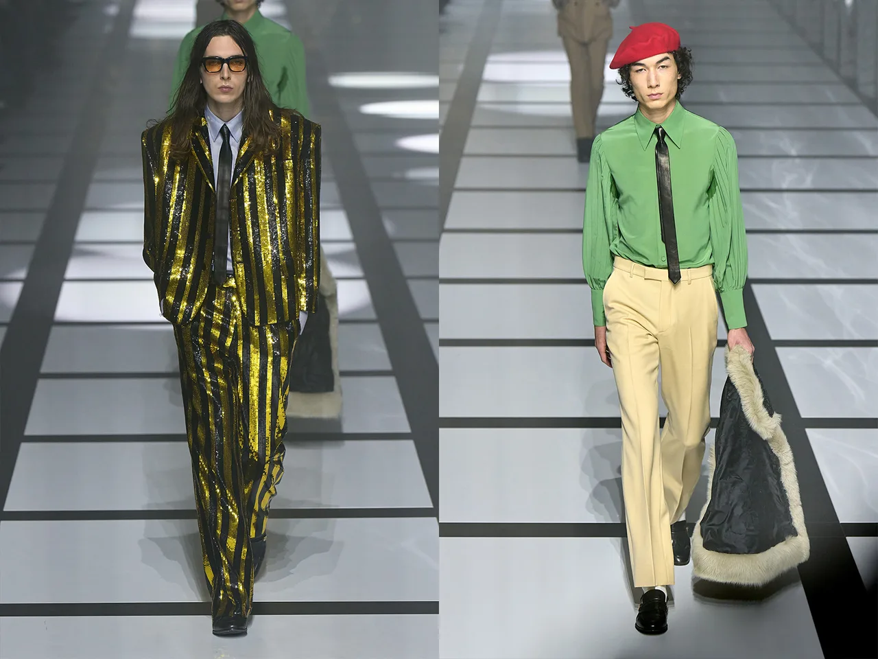 gucci adidas thu đông 2022 look 59 60