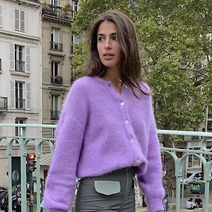 Trang phục sắc tím lilac mộng mơ cho những ngày chớm Thu