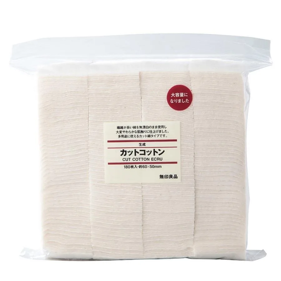 bông tẩy trang Muji bông tẩy trang Muji