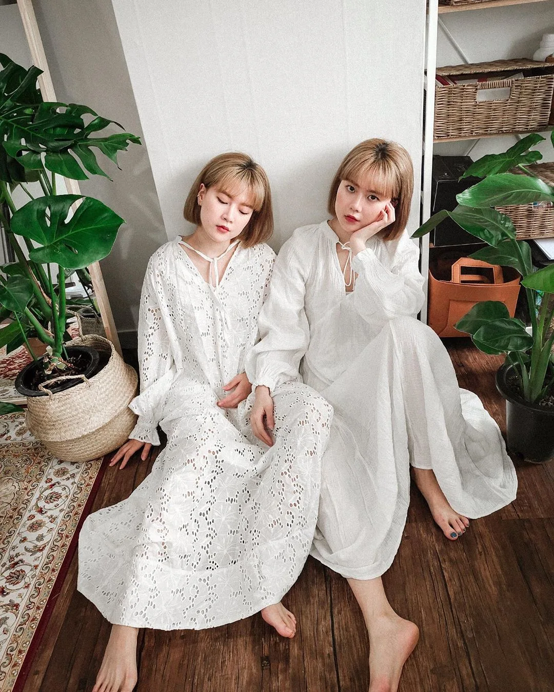 đầm ren trắng maxi vintage aesthetic q2han