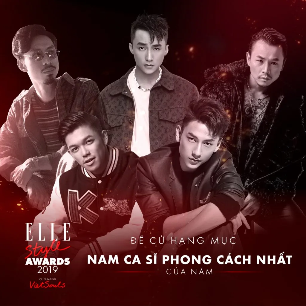 ELLE Style Awards 2019 - bình chọn hạng mục nam ca sĩ