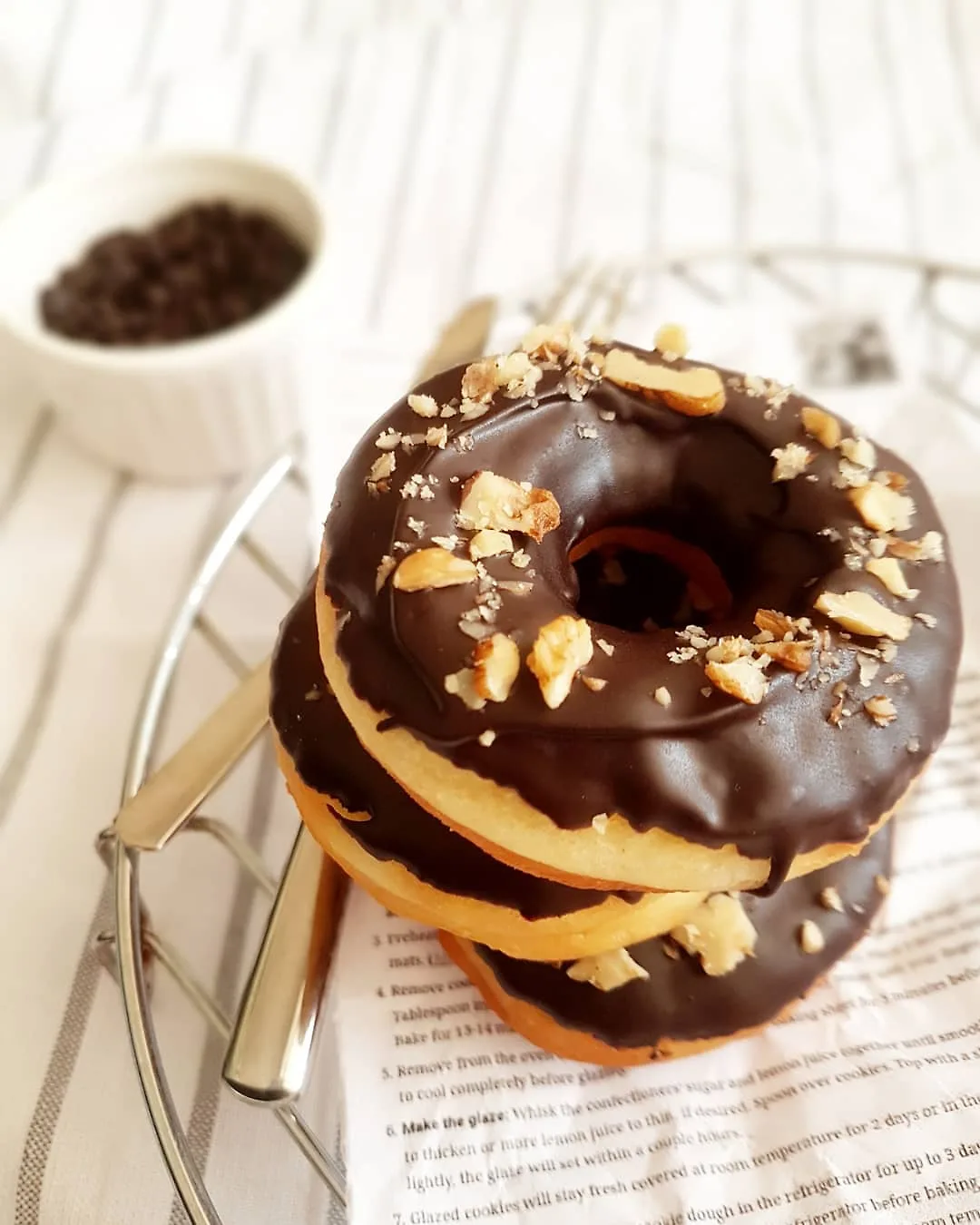 donut làm bằng nồi chiên không dầu