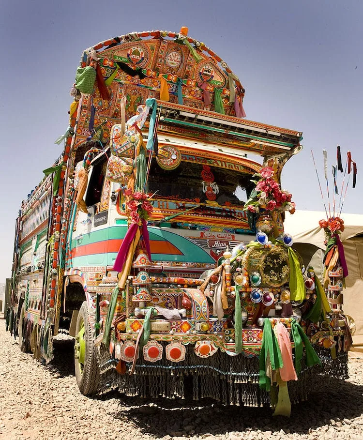 xe tải leng keng ở Pakistan 1