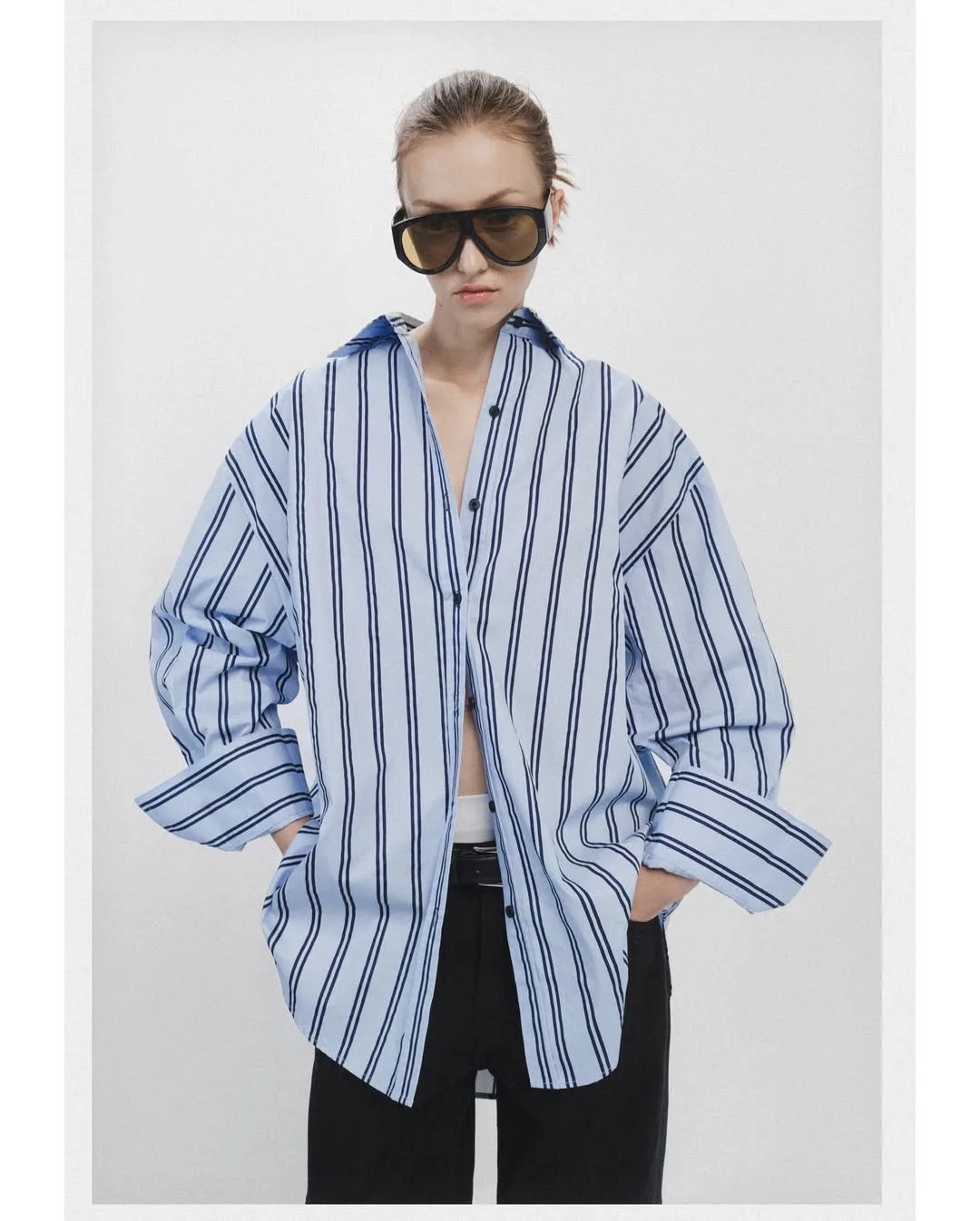 sơ mi kẻ sọc highchic