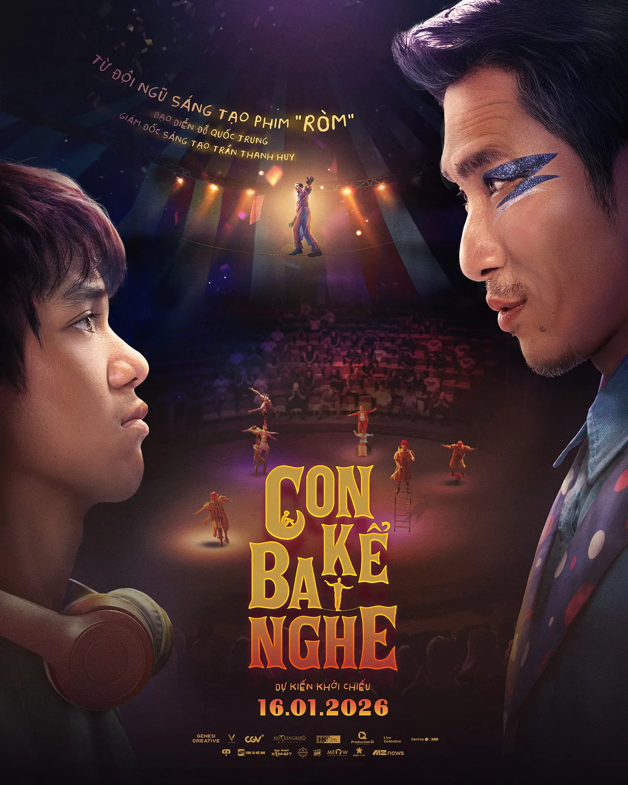 Phim Con Kể Ba Nghe ra rạp đầu năm 2026.