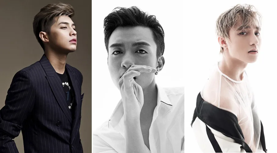 top 3 nam ca si ESA - elle vietnam