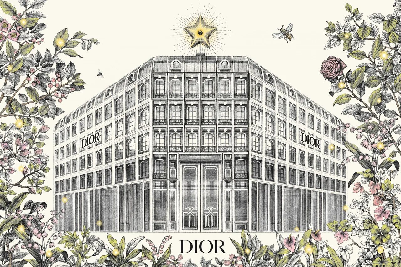 cửa hàng pop-up của dior tại hàn quốc