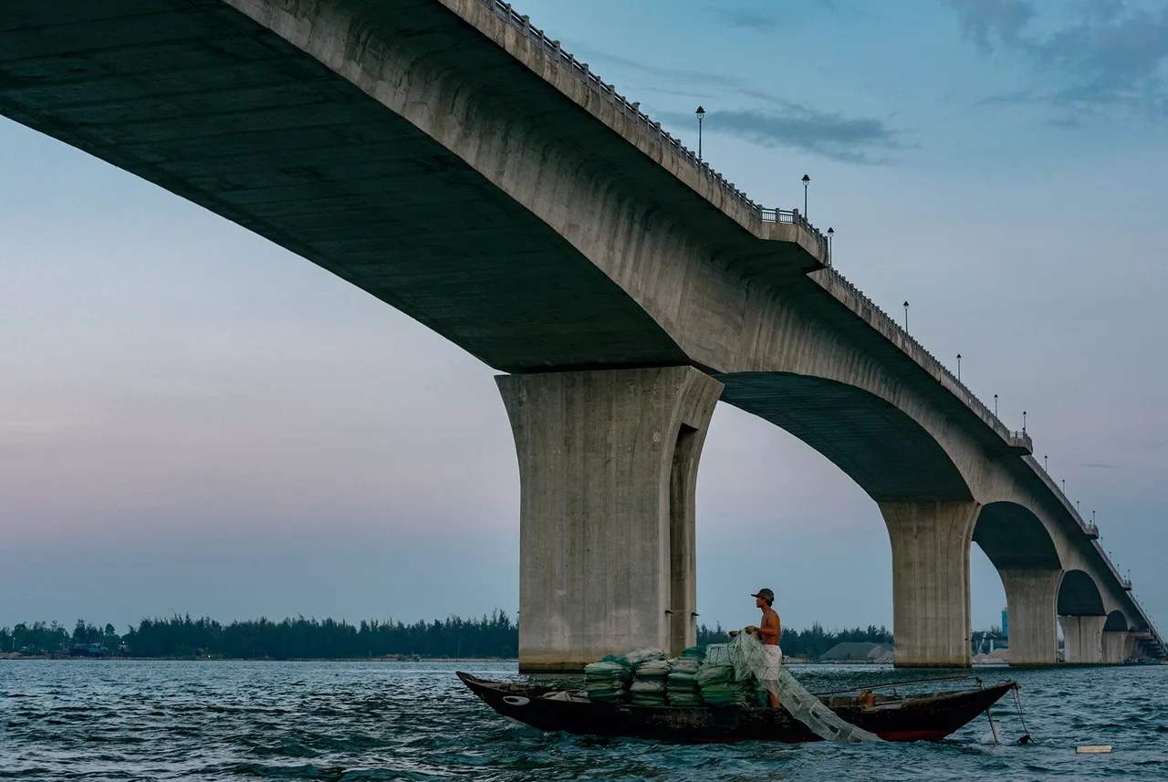 Hội An ngắm hoàng hôn ở cầu Cửa Đại ngắm hoàng hôn ở cầu Cửa Đại