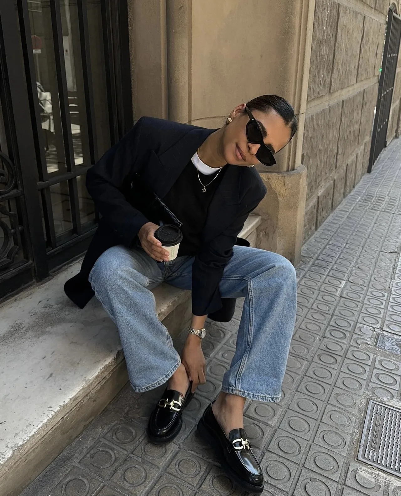 @emitaz diện loafers công sở