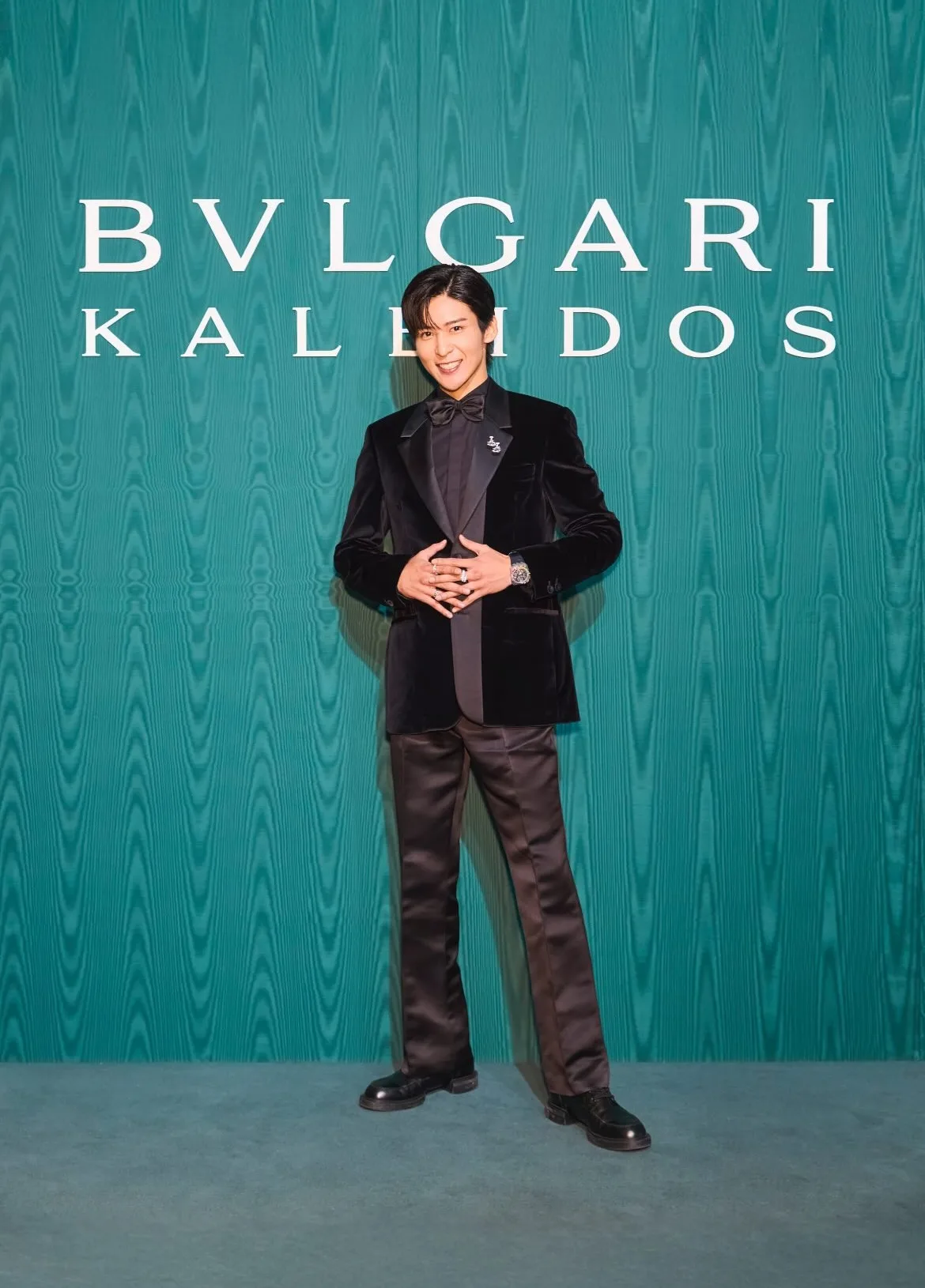 Meguro Ren diện Suit từ Fendi tại triển lãm Bvlgari Kaleidos