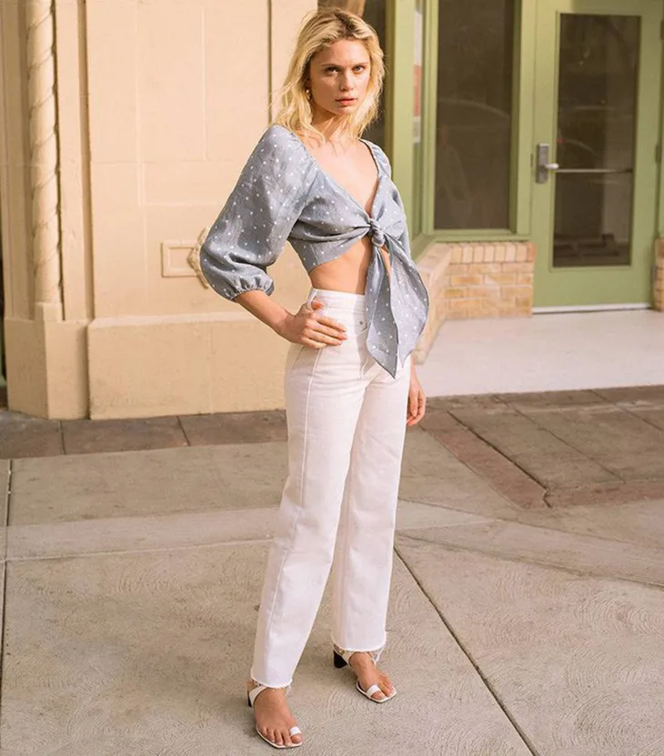 crop top thắt nơ 10