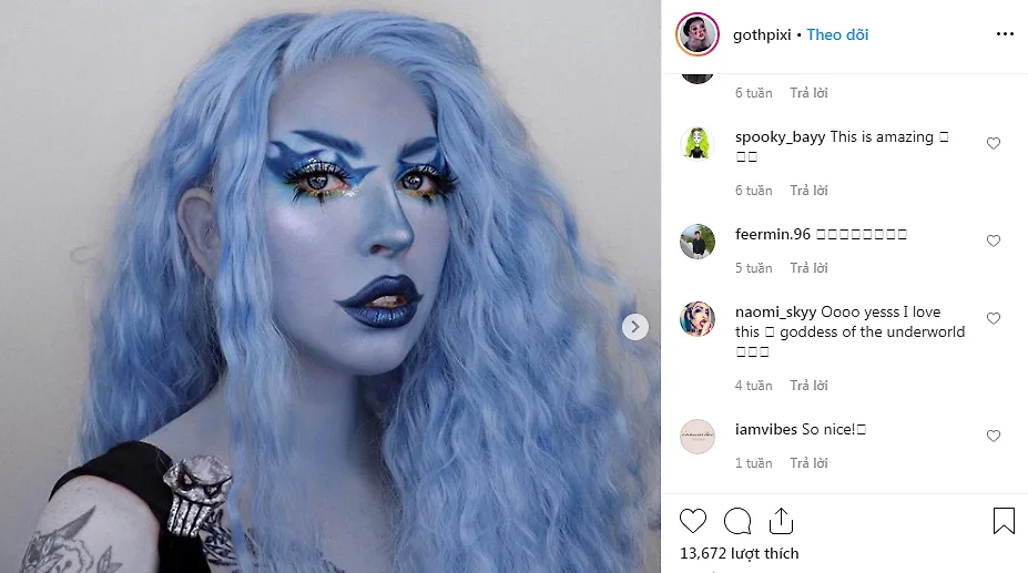 nghệ sĩ trang điểm instagram 12