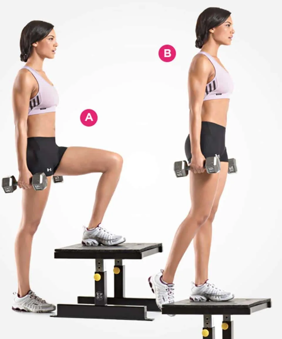 Dumbbell Stepup Dumbbell Stepup