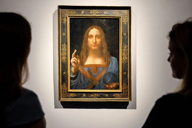 Leonardo di Caprio "đụng độ" Leonardo da Vinci khi đến thưởng thức bức họa đắt nhất thế giới Leonardo di Caprio "đụng độ" Leonardo da Vinci khi đến thưởng thức bức họa đắt nhất thế giới