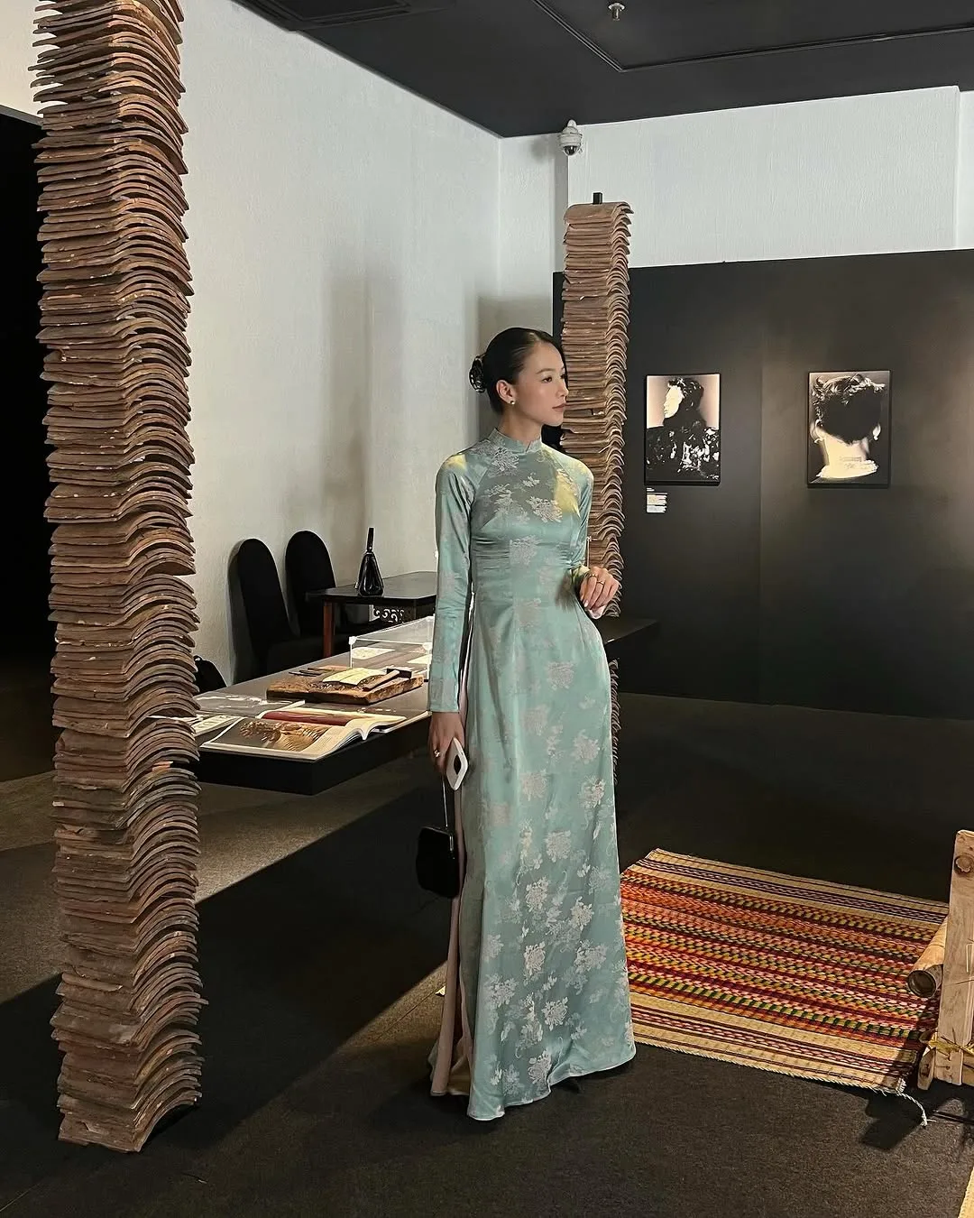 Áo dài xanh ngọc