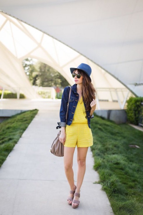 6 cách phối đồ với áo khoác denim - elle Vietnam 12