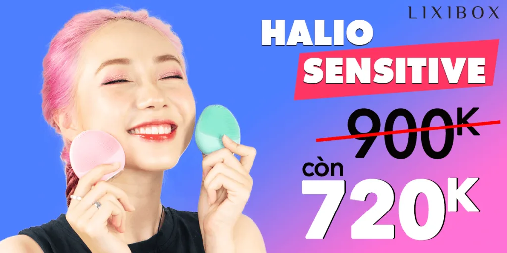 sản phẩm Halio Sensitive phiên bản mới giảm giá
