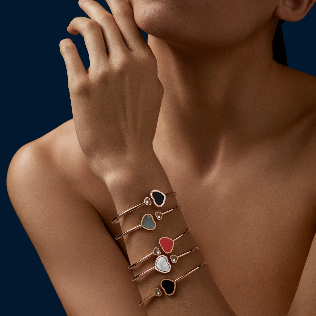 vòng tay happy heart chopard