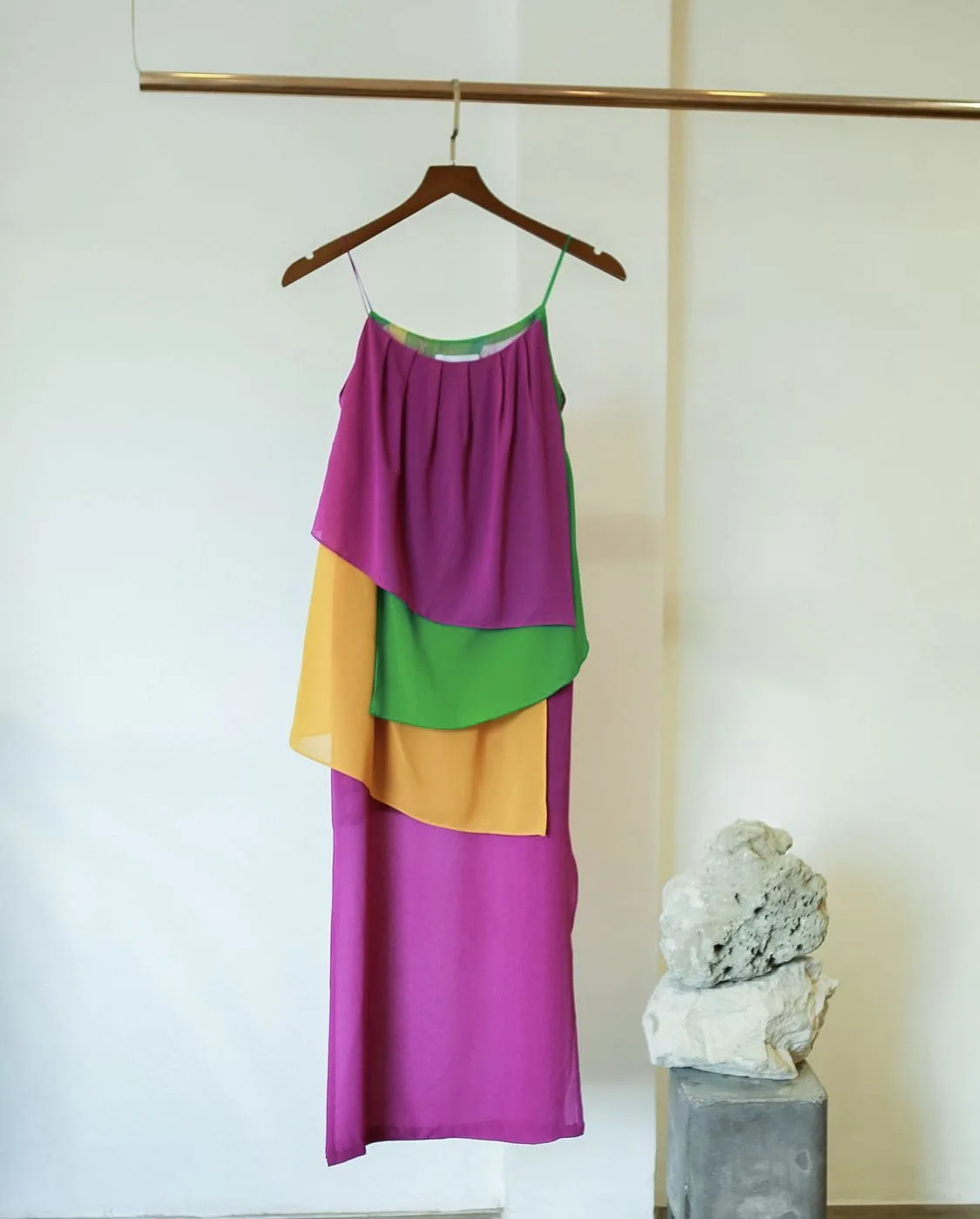 váy lụa nhiều màu Lơ Boutique