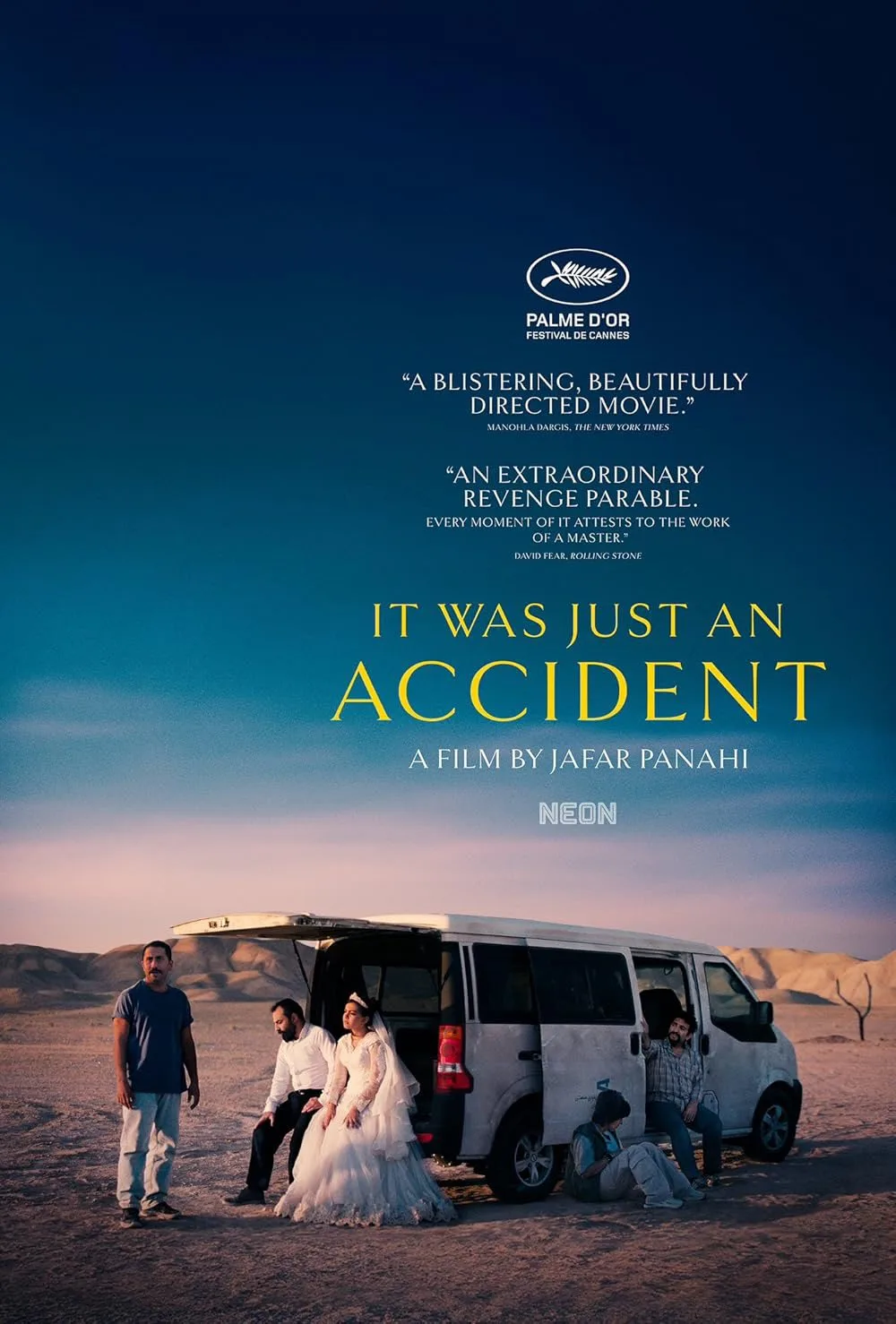 It was just an accident là một bộ phim chính kịch/kinh dị năm 2025 do đạo diễn Iran nổi tiếng Jafar Panahi viết kịch bản và đạo diễn