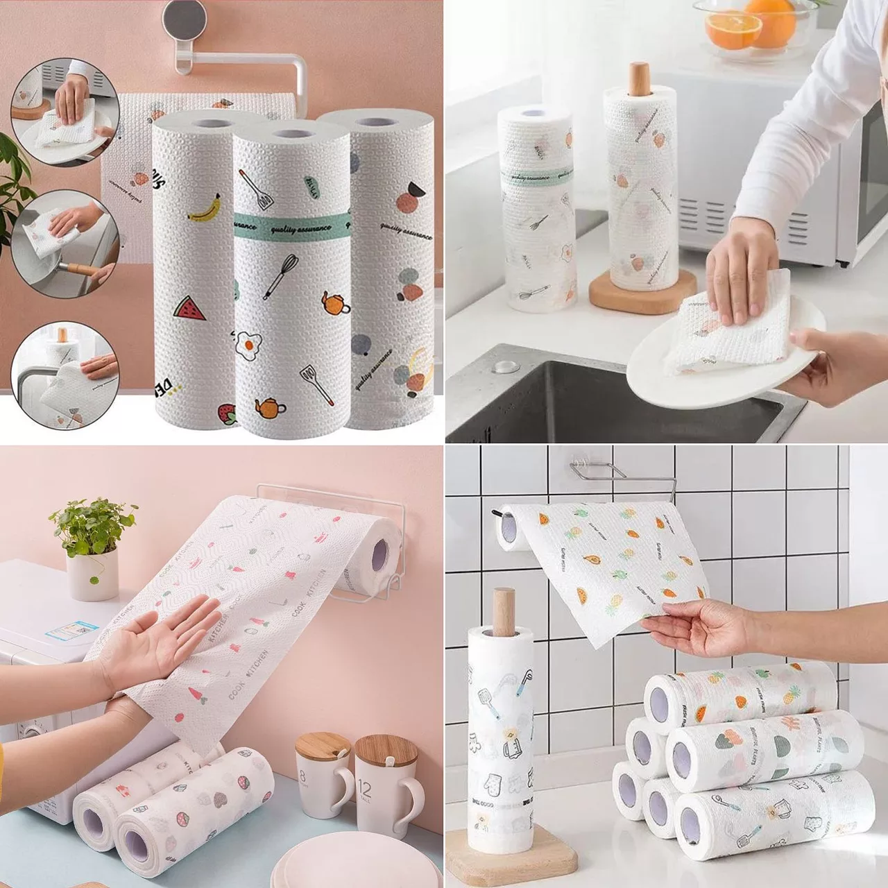 khăn cuộn đa năng cho bếp