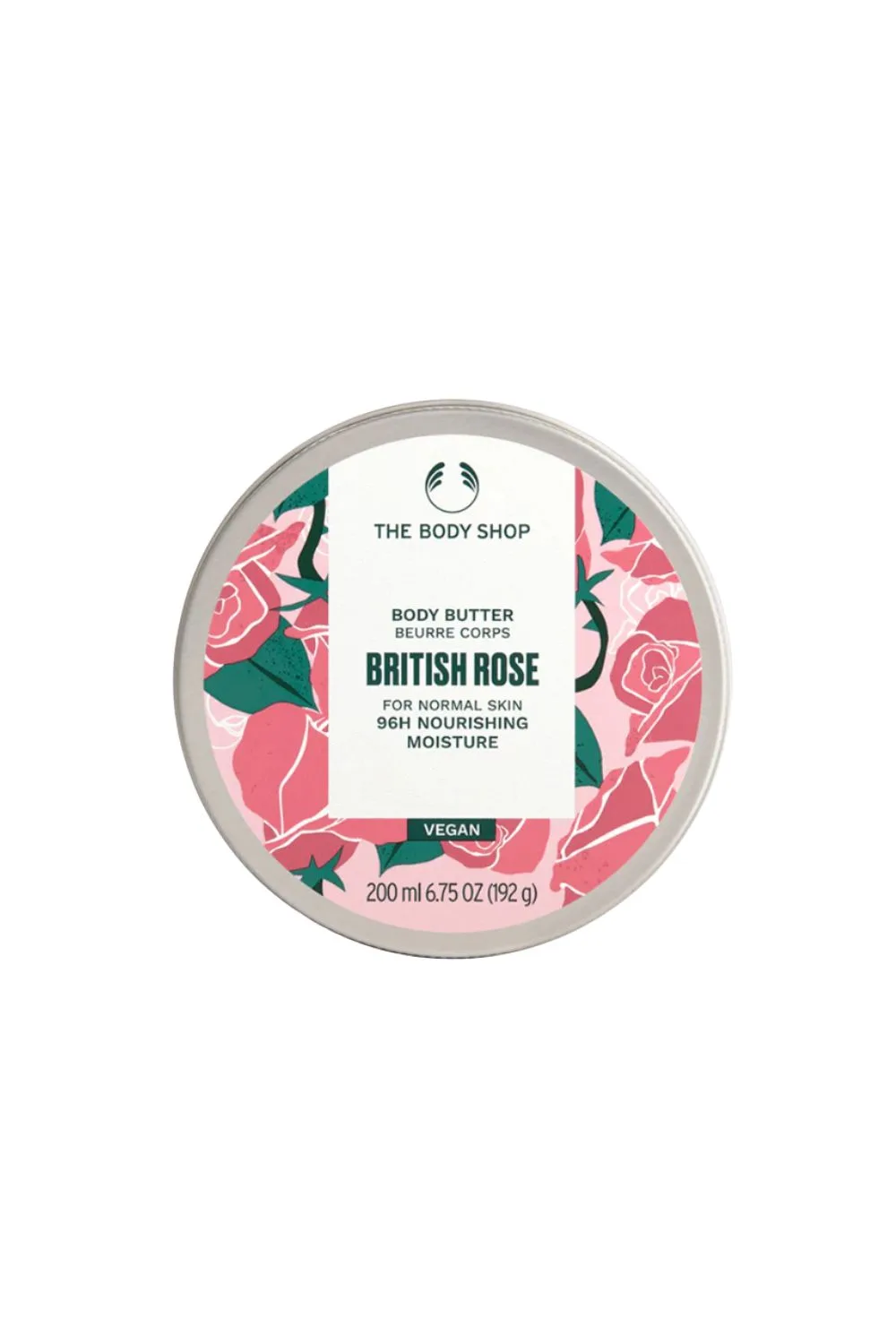 Bơ Dưỡng Thể The Body Shop Hương Hoa Hồng Anh Quốc British Rose Instant Glow Body Butter