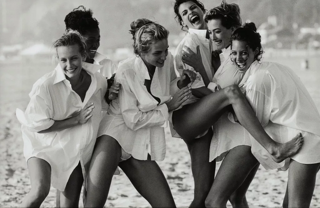 Siêu mẫu Estelle Lefébure, Karen Alexander, Rachel Williams, Linda Evangelista, Tatjana Patitz, Christy Turlington