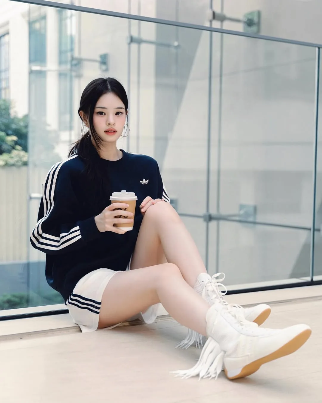 Ally Achiraya diện short trắng
