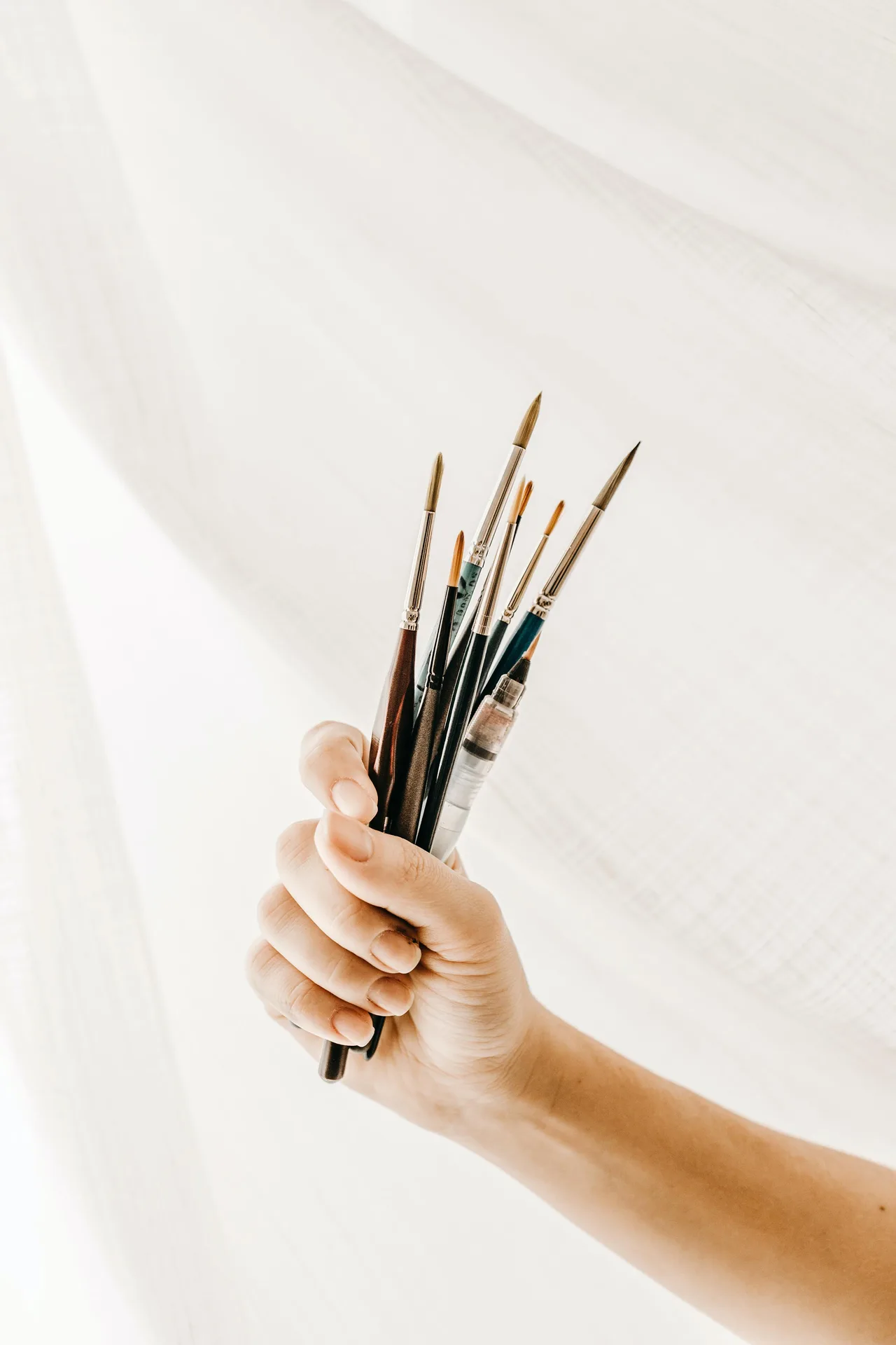 Họa cụ của một nghệ sĩ