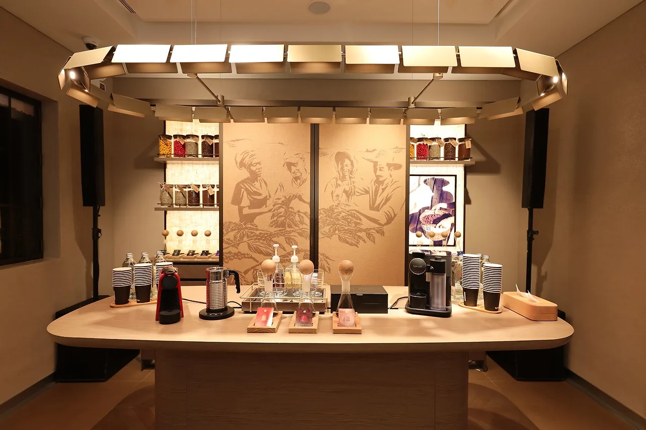 quầy atelier cà phê