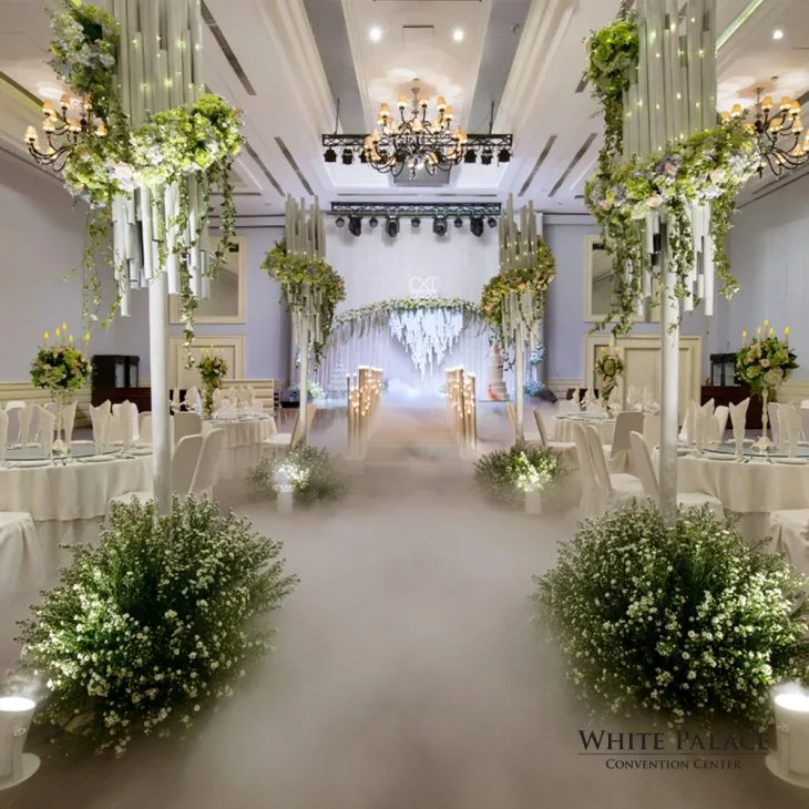 THƯỞNG LÃM 5 XU HƯỚNG TRANG TRÍ KHÔNG GIAN CƯỚI ĐẲNG CẤP ĐẾN TỪ WHITE PALACE