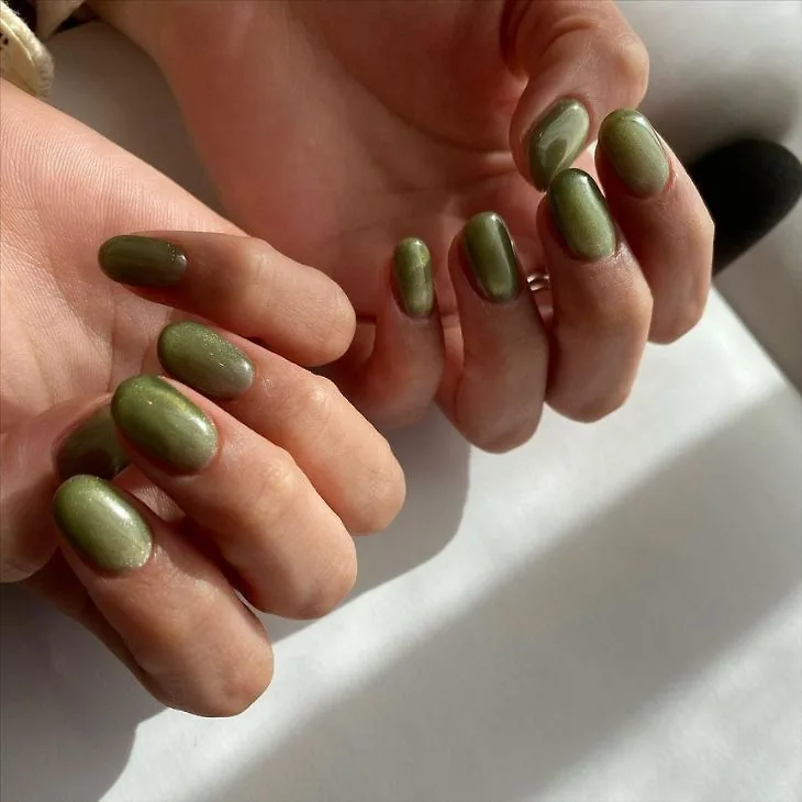 nail đẹp tông màu olive nail đẹp tông màu olive