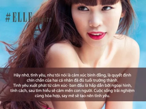 Câu nói hay của siêu mẫu Hà Anh Câu nói hay của siêu mẫu Hà Anh