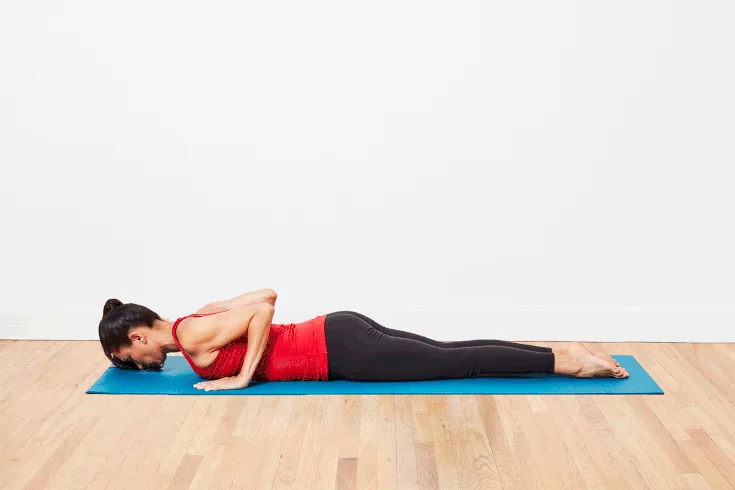 bài tập yoga gif 5 - người phụ nữ nằm ngửa mặt bài tập yoga gif 5 - người phụ nữ nằm ngửa mặt