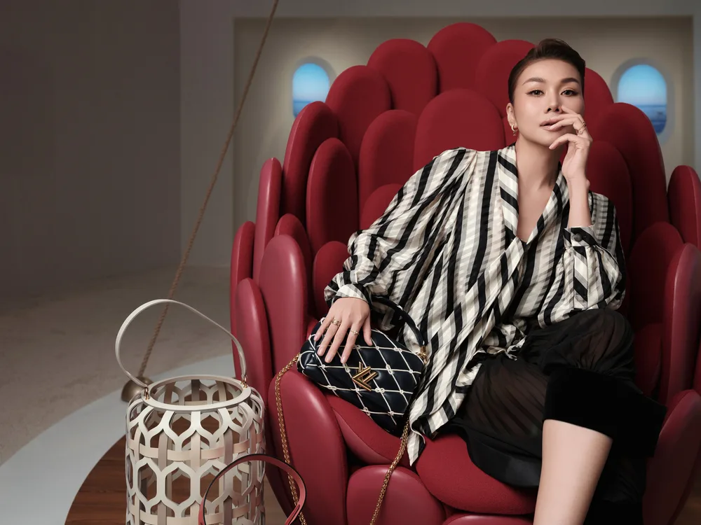 thanh hằng tại Triển lãm Savoir Rêver Louis Vuitton