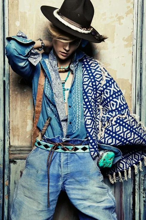 bạn nên mượn từ người yêu sơ mi denim