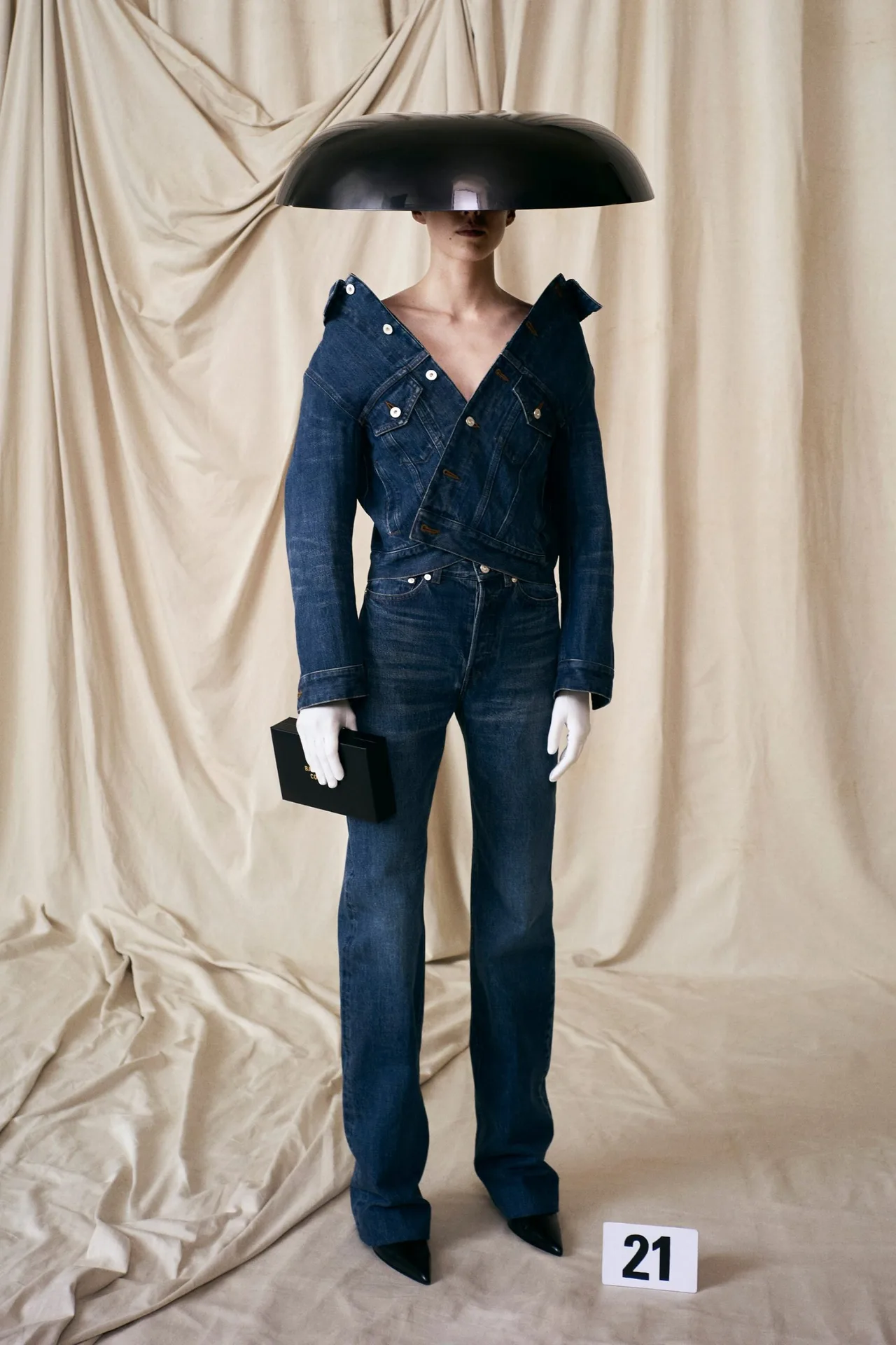 Balenciaga haute couture 2021 denim