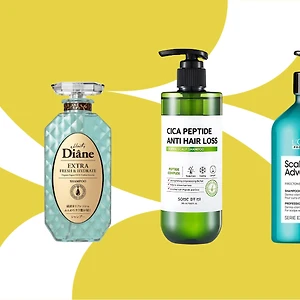 dầu gội trị nấm da đầu từ The Body Shop, Moist Diane,Some by Mi và L'Oreal Professionale