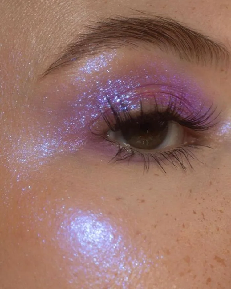Frosted Eyeshadow đôi mắt ánh nhũ