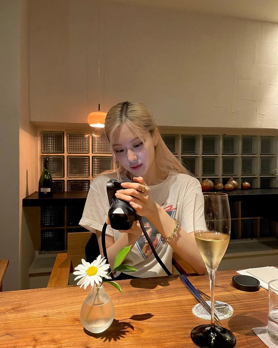 rose blackpink áo thun