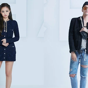 jennie kim và g-dragon điểm chung thời trang