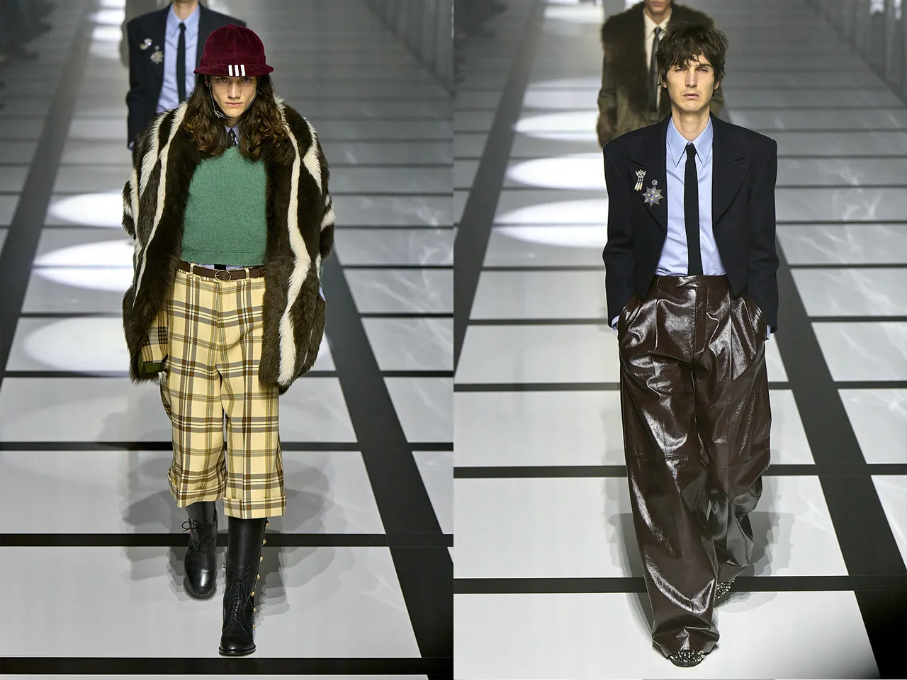 gucci adidas thu đông 2022 look 30 31